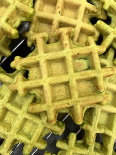 Spinach Waffles