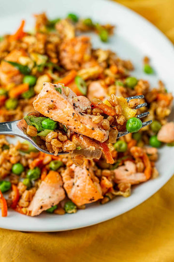 Salmon Veggie Rice
