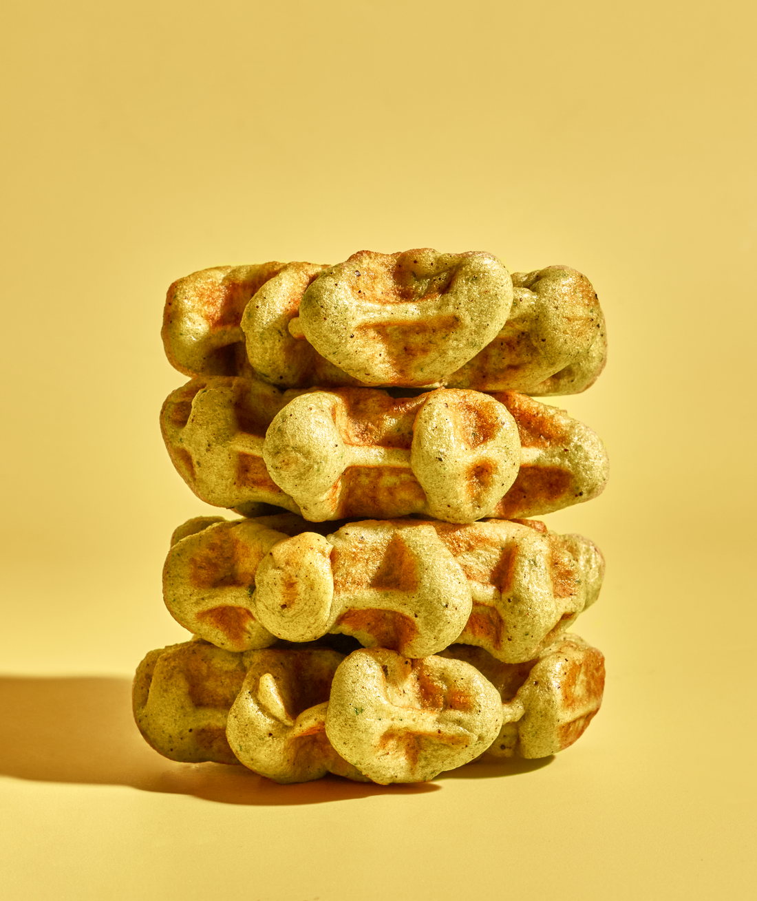 Spinach Waffles
