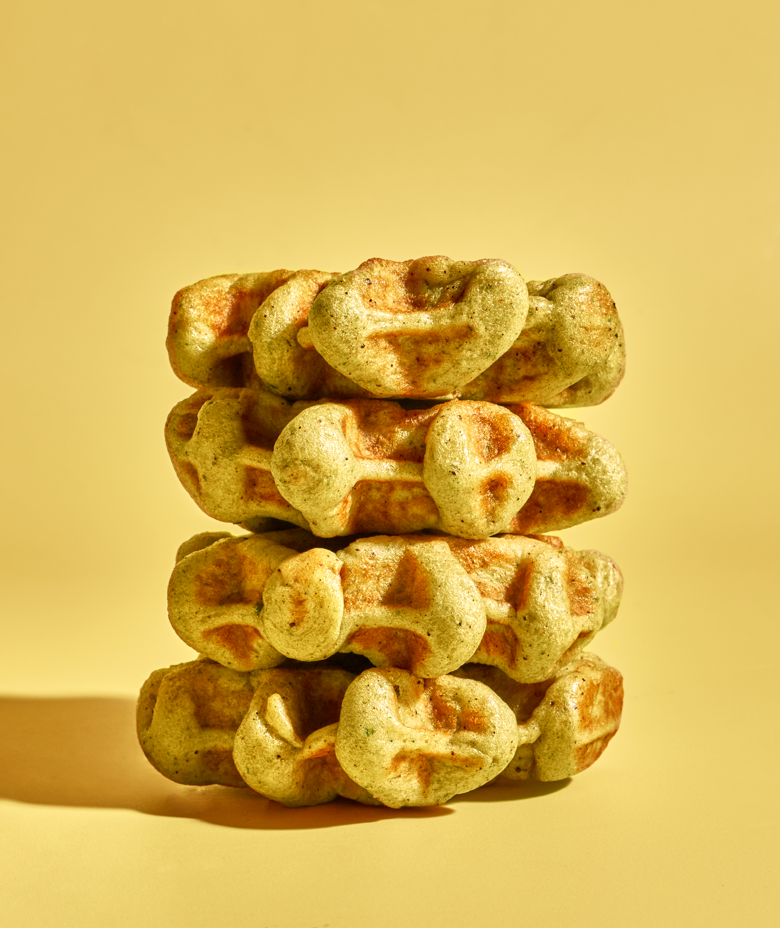 Spinach Waffles