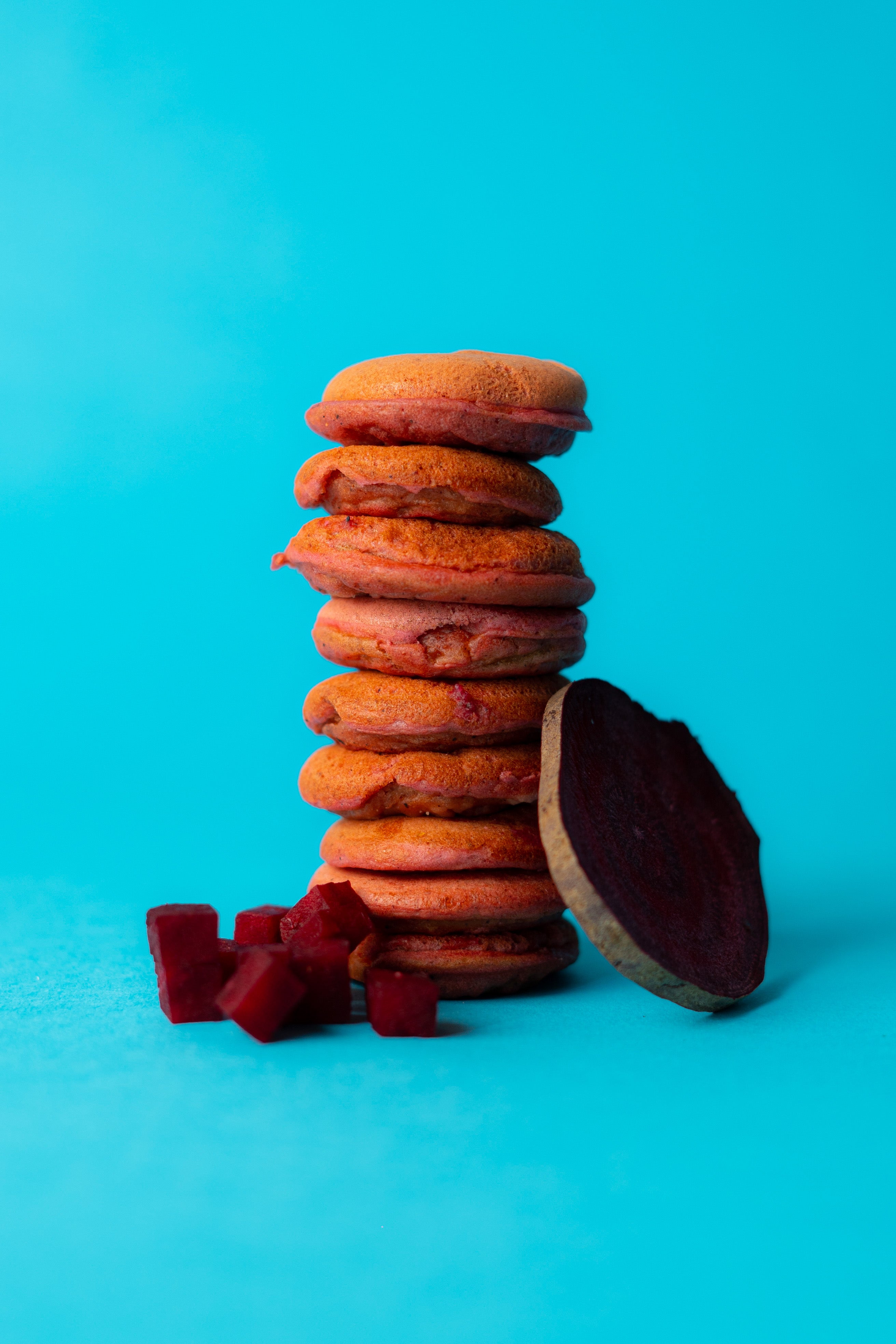 Mini Beetroot Pancakes