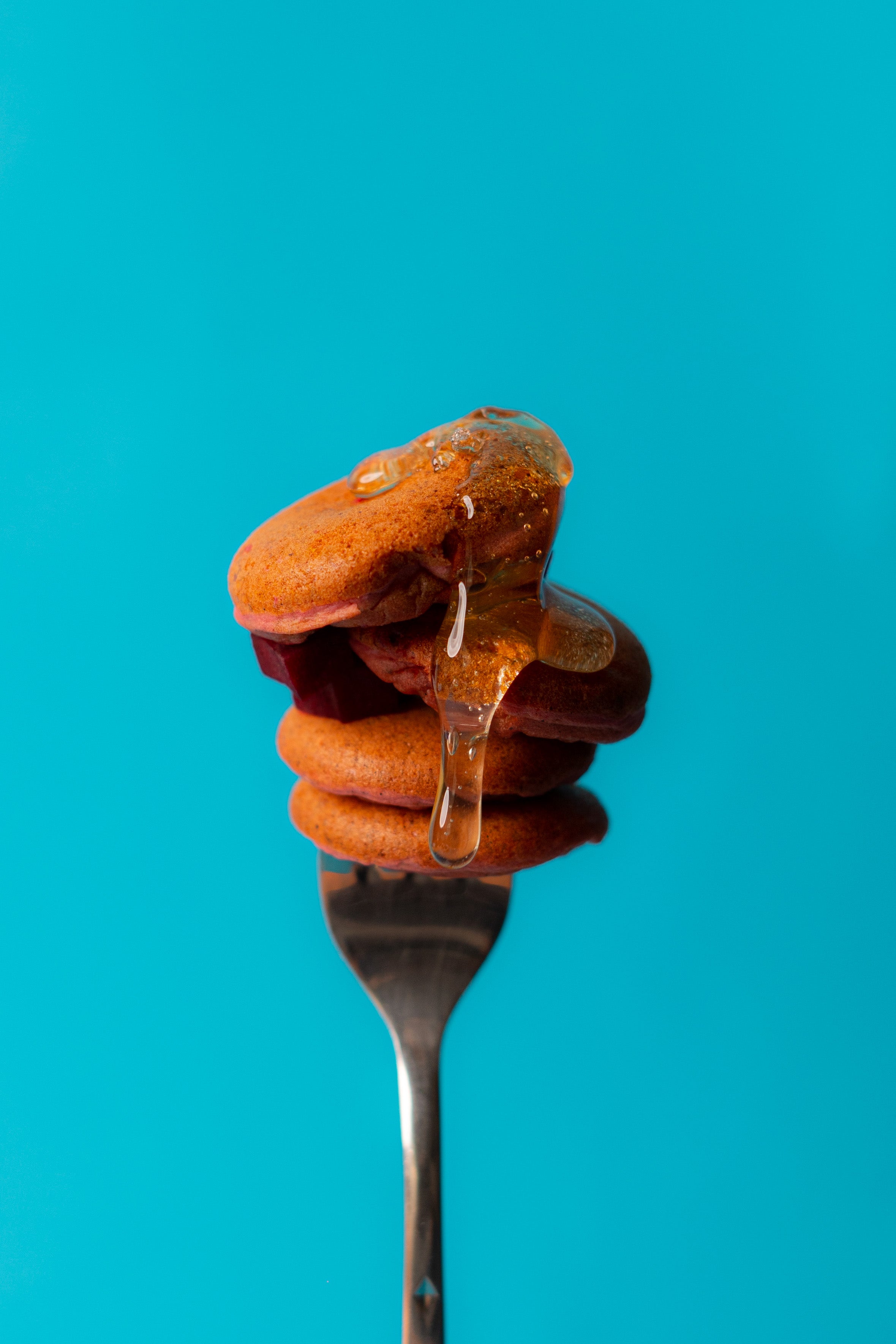 Mini Beetroot Pancakes